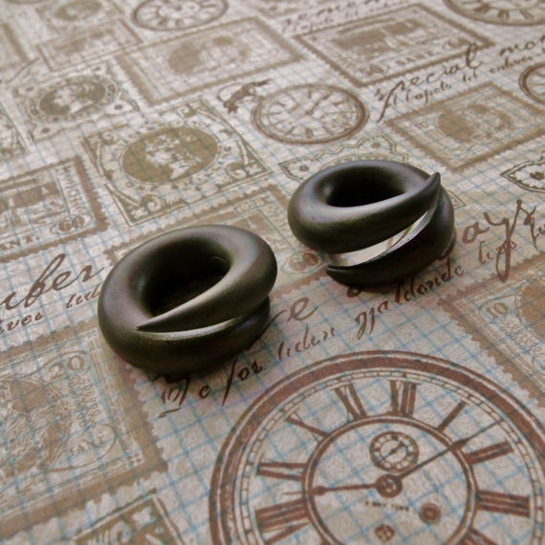 Coil Gauge Plugs // Spirals // Custom Made to Order Etsy