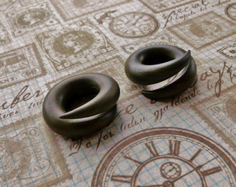 Coil Gauge Plugs // Spirals // Custom made to order