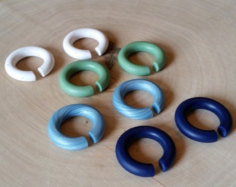 BOGO SALE  //  Small Hoop Plugs // 1-1.5" hoops //  buy 3 get 1 free // pick your colors