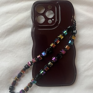 Beaded Crystals Phone Charm/Phone lanyard / Wrist Phone Strap