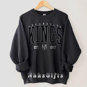 Los Angeles Kings Sweatshirt, Los Angeles Hockey Rundhalsausschnitt, Retro Los Angeles Hockey Sweatshirt, Retro Los Angeles Kings Pullover