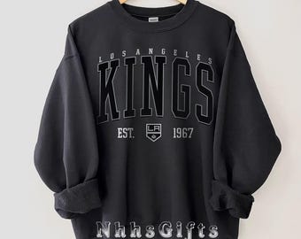 Los Angeles Kings Sweatshirt, Los Angeles Hockey Crewneck, Retro Los Angeles Hockey Sweatshirt, Retro Los Angeles Kings Sweater