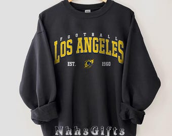 Los Angeles Football Sweatshirt, Vintage Los Angeles Football Crewneck, Los Angeles Football Shirt, Game Day Los Angeles Fan Gifts