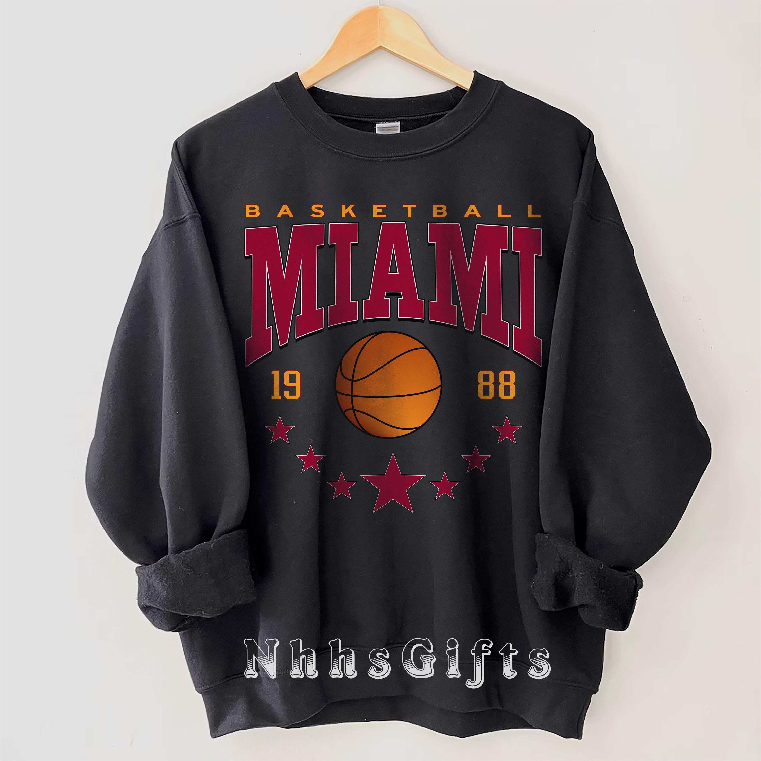 MIAMI HEAT バスケットボール スウェット ブラック 1988年デザイン