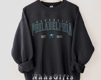 90s Philadelphia Eagles NFL Football, Champion Green Sweatshirt (M