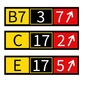 Custom Aviation Sticker Airplane Sticker taxiway sign Pilot Gift Aviation Humor Cessna Sticker Flying aviation decal gift for pilots airbus