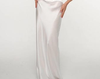 Maxi Silk Skirt - Bridal Separates - Custom Wedding Gown - Floor-Length Skirt