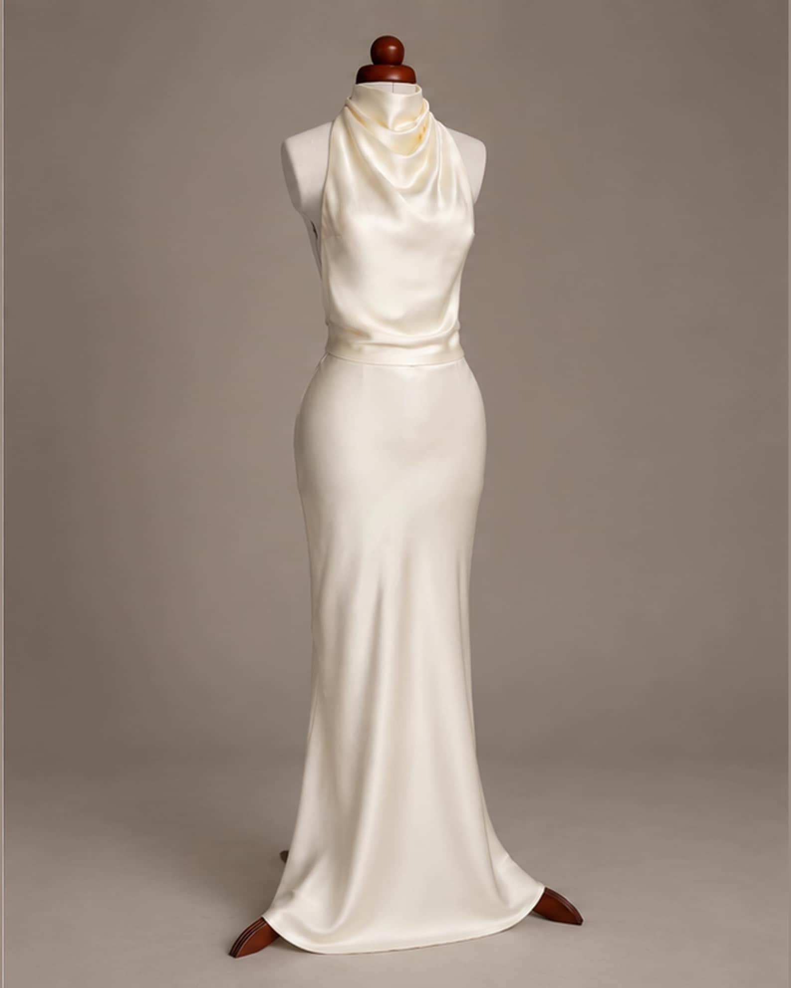 The Draped Silk Set, cover collage, front view