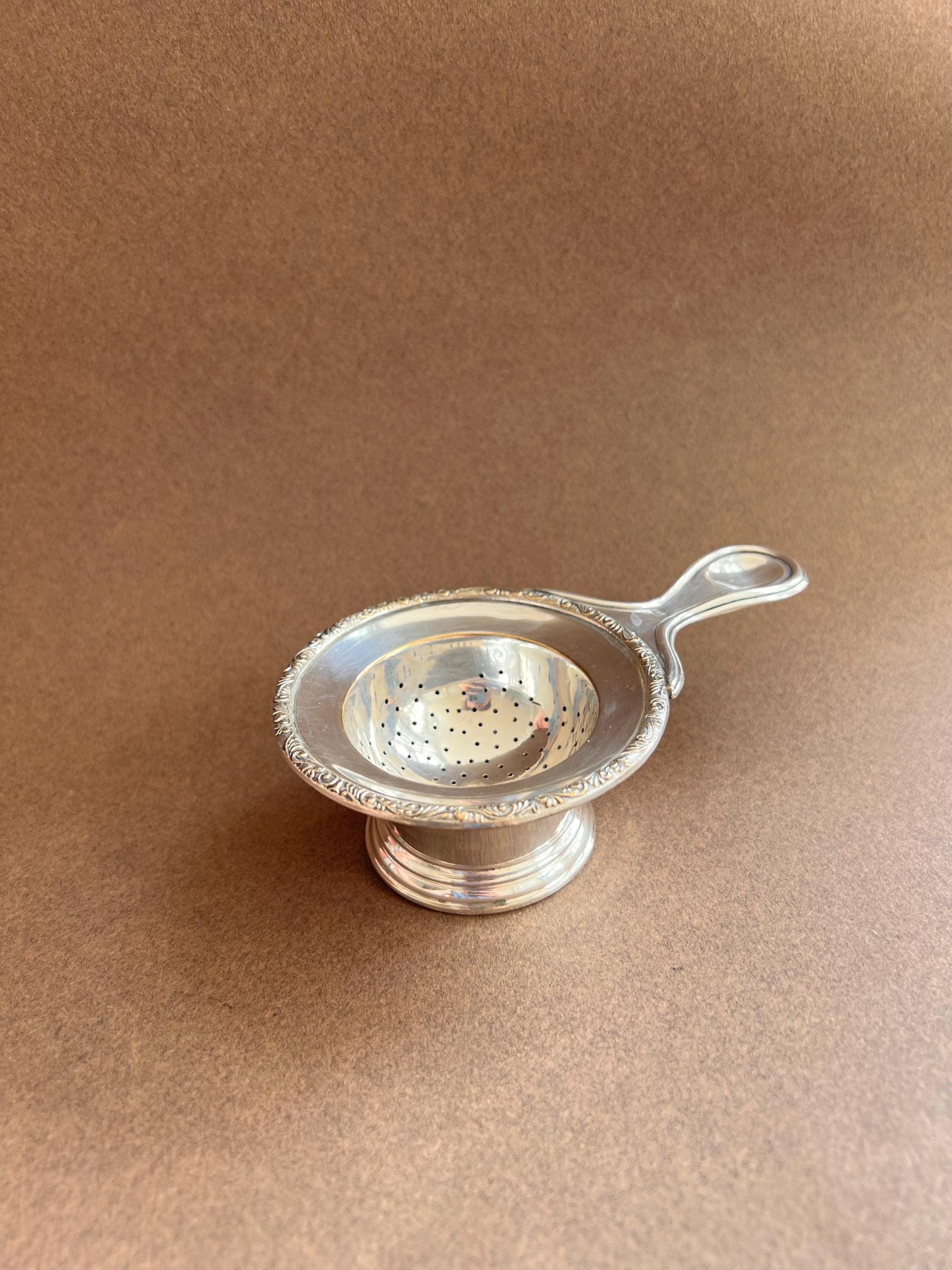 Vintage Alpaca Silver Tea Strainer – Sourced in Spain