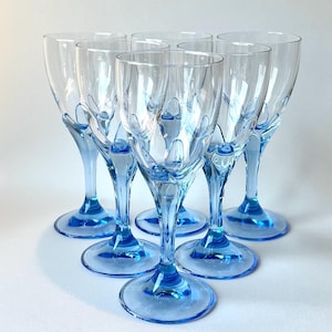 Vintage Bormioli Rocco Wine Glasses – Set of 6 (Made in Italy)