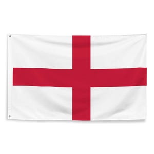 England Flag - Saint George&#39;s Cross Patriotic English United Kingdom Great Britain Wall Decor Gift - 87cm x 142cm - 34.5in x 56in