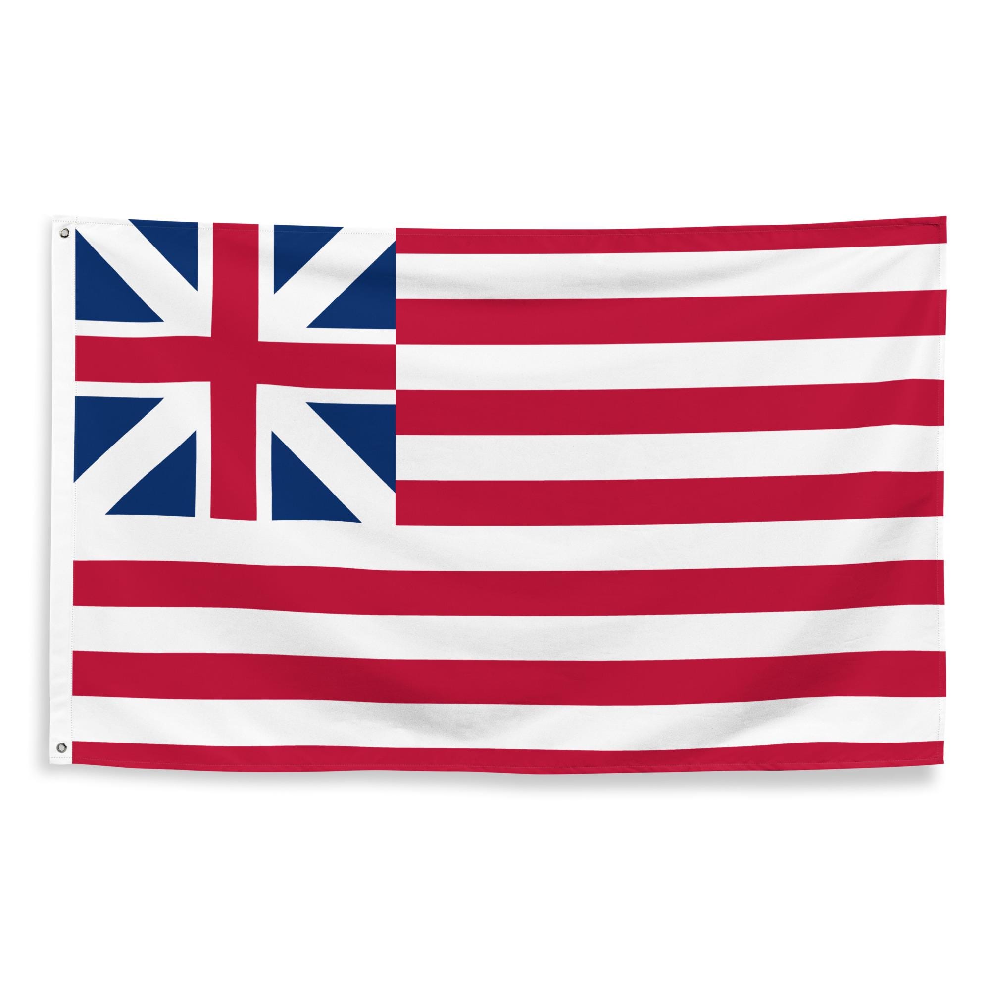 Grand Union Flag - First American Flag - Patriotic United States Flag Gift - 100% Polyester Flag - 87cm x 142cm - 34.5in x 56in
