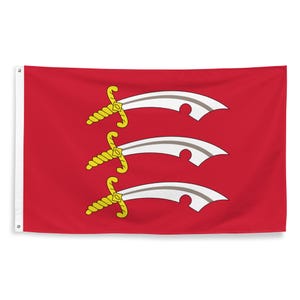 Kingdom of Essex Flag - Anglo Saxon England Banner Historical Gift Patriotic English History Anglo-Saxons - 87cm x 142cm - 34.5in x 56in