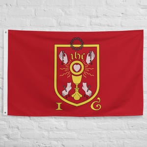 Banner of the Holy Wounds (Pilgrimage of Grace) Flag