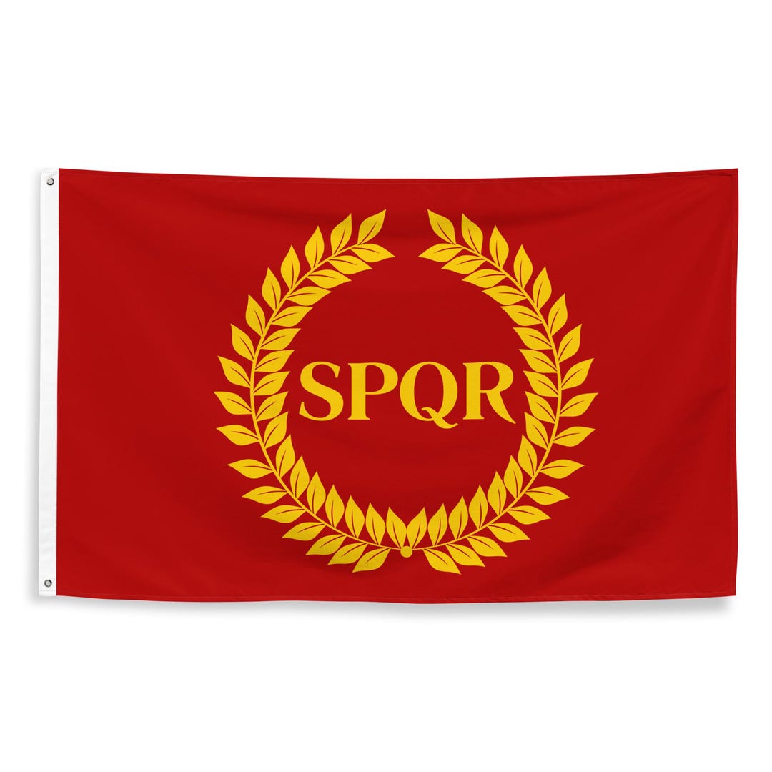 Bandera de la Antigua Roma - Bandera SPQR del Imperio Romano - Julio ...