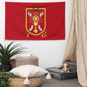 Banner of the Holy Wounds (Pilgrimage of Grace) Flag