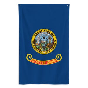 Idaho State Flag Banner - United States of America Vertical Flag Wall Decor Hanging - USA States Gift - 87cm x 142cm - 34.5in x 56in