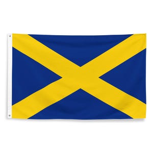 Kingdom of Mercia Flag - Anglo Saxon England Midlands Banner Gift Patriotic English History Anglo-Saxons - 87cm x 142cm - 34.5in x 56in