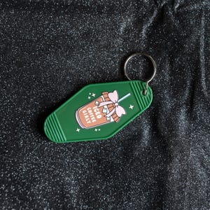 Iced Coffee Girly Keychain