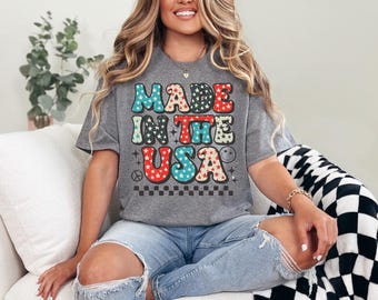Camiseta feita nos EUA