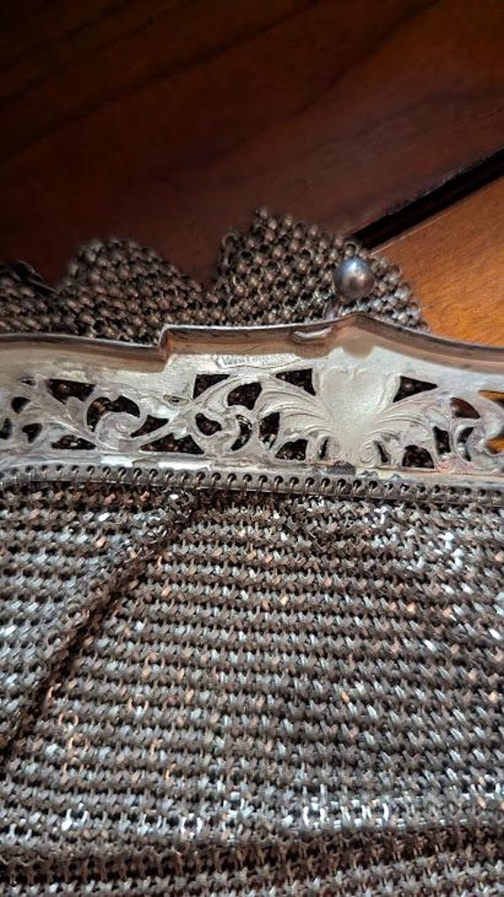 Whiting & Davis Enameled Mesh Purse - image 3