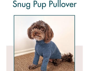 Schema per lavorare a maglia: maglione per cani. Maglione comodo per cuccioli. Scarica PDF