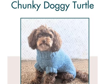 Modello per maglia - Maglione per cani a collo alto. Tartaruga canina a pelo lungo. Download PDF