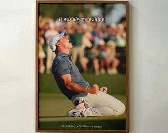 Impression de golf Rory McIlroy Masters 2025 « Ça m'attendait toujours »