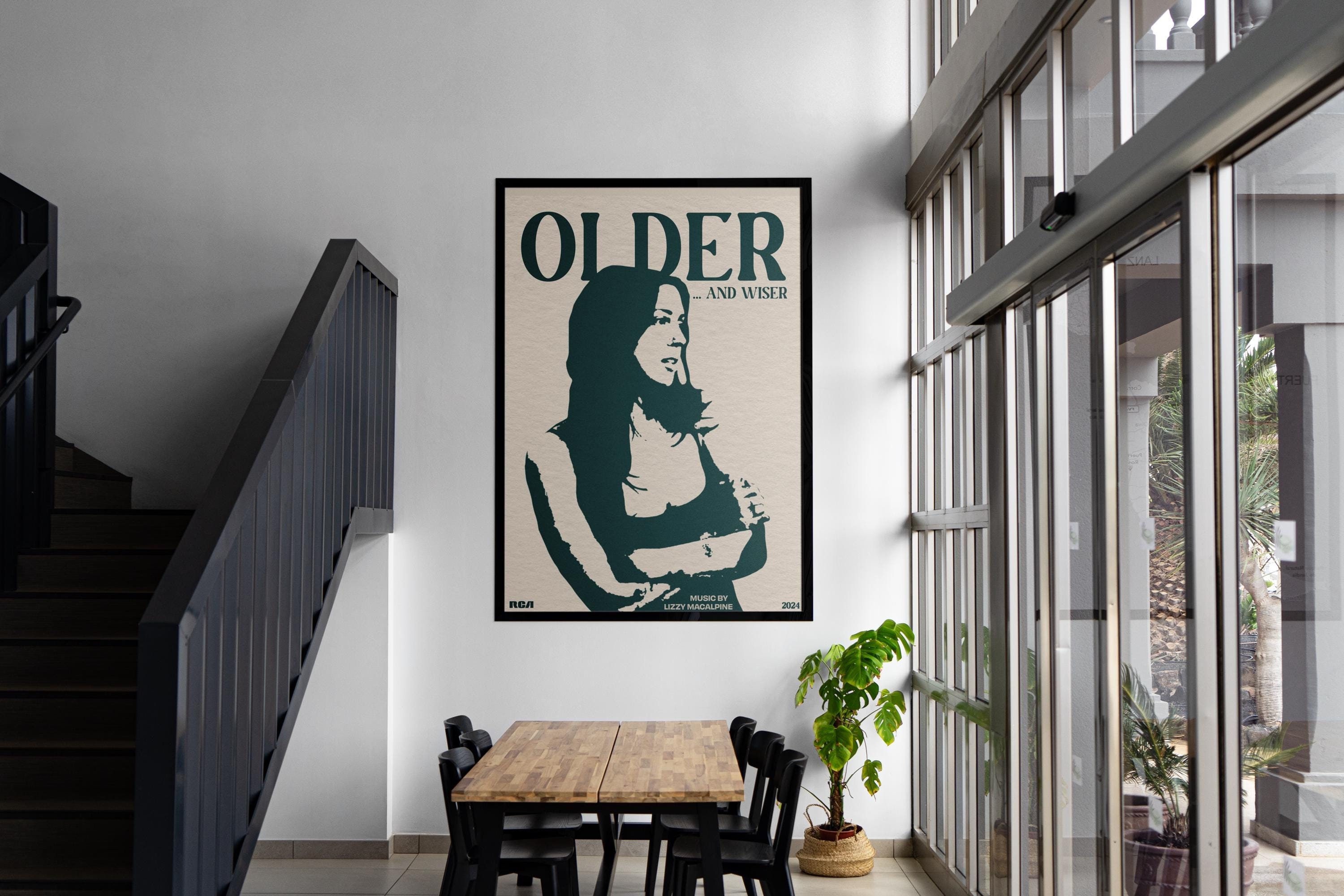 Lizzy Mcalpine 'older (and Wiser) Digital Art Print - Etsy