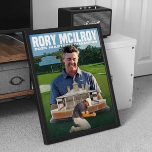 Rory McIlroy 2025 Masters Champion Digital Print