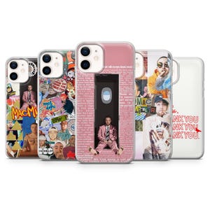 Coque Mac Miller Cercles de natation pour iPhone 16E, Pro, 15, 14, 13, 12, Samsung S25, S23FE, S24FE, A16, Pixel 9Pro, 8A