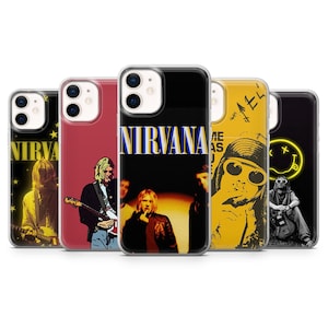 Kurt Cobain Handyhülle Nirvana Nevermind Cover für iPhone 16E, Pro, 15, 14, 13, 12, Samsung S25, S23FE, S24FE, A16, Pixel 9Pro, 8A