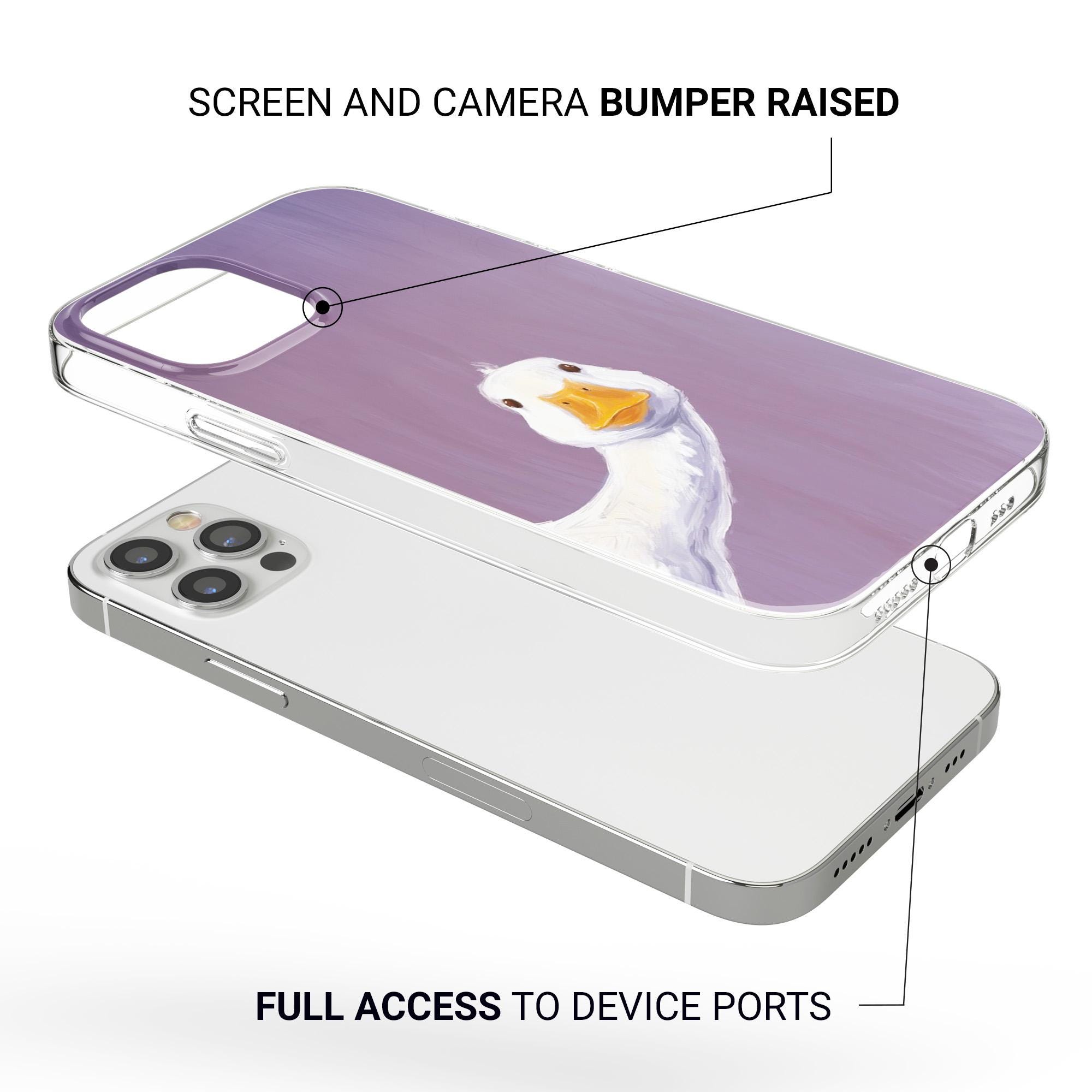 Funny Goose Phone Case Duck Hilarious Cover for iPhone 17pro 16, 15, 14 ...