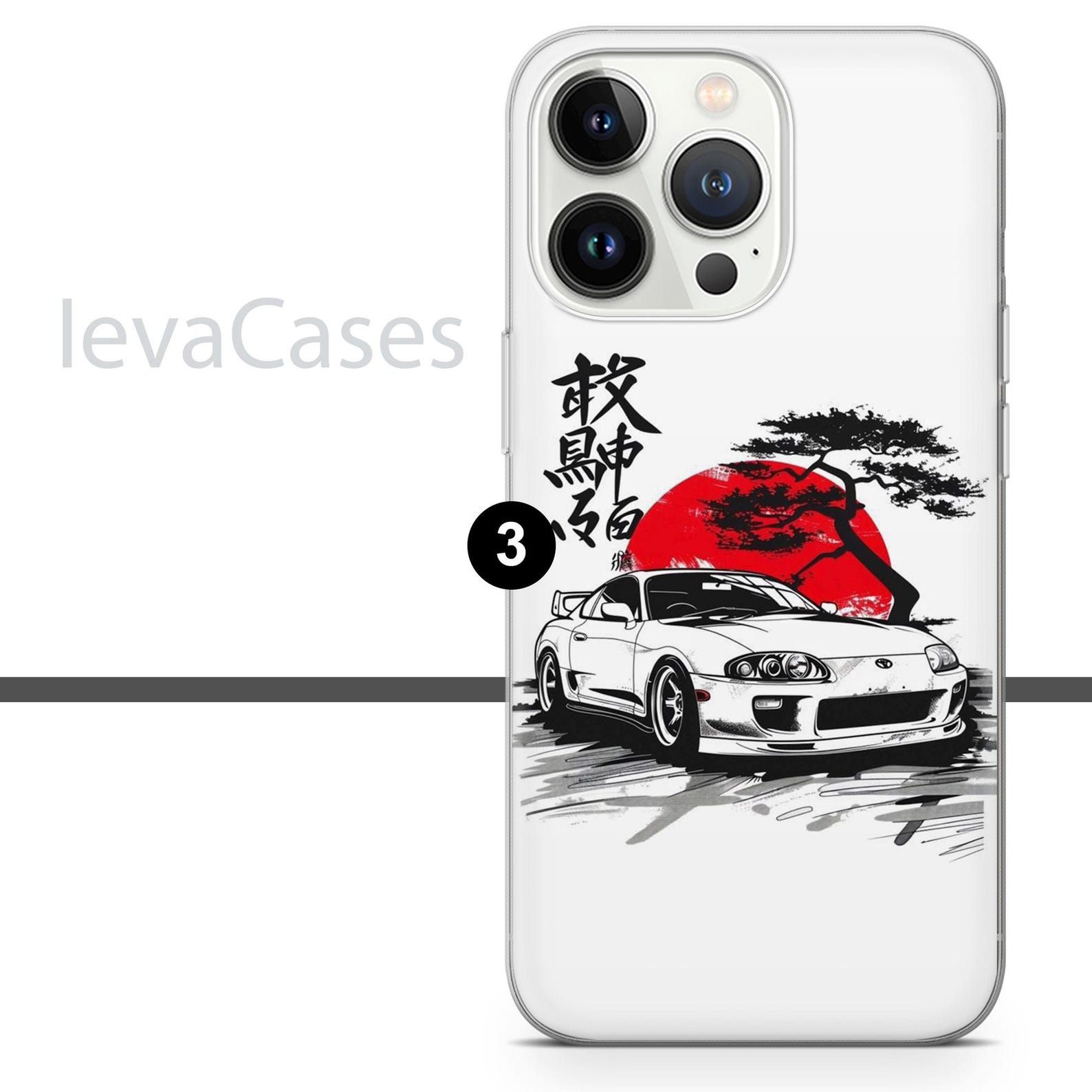 Car Phone Case JDM Cars Cover for iPhone 17pro, 16, 15, 14, 13, 12 ...