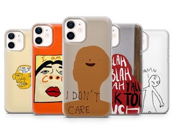 Grappige telefoon grappig gezegde inspirerende cover voor iPhone 17Pro, 16, 15, 14, 13, 12, Samsung S25, S24, S23Fe, S22, A16, A26, A56 Pixel 10 9Pro