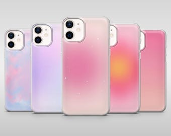 Ombre Handyhülle Farbverlauf Bunt passend für iPhone 17Pro, 16, 15, 14, 13, 12 Samsung S25, S24, S23Fe, S22, A16, A26, A56, Pixel 10, 9Pro