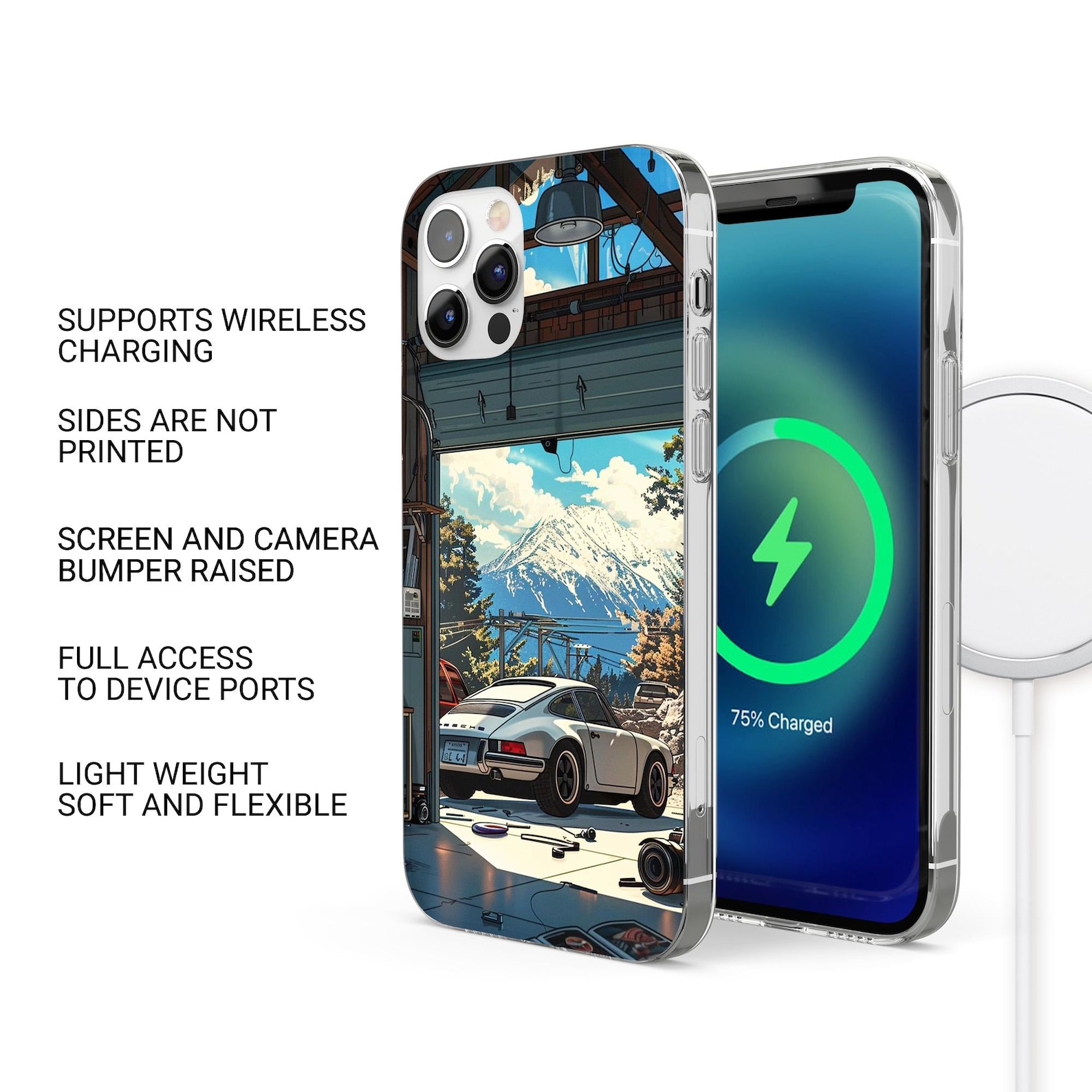 Car Phone Case JDM Cars Cover for iPhone 17pro, 16, 15, 14, 13, 12 ...