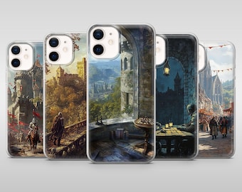 Medieval Phone Case Middle Age Crusade for iPhone 17Pro, 16, 15, 14, 13, 12 Samsung S25, S24, S23Fe, S22, A16, A26, A56, Pixel 10, 9Pro