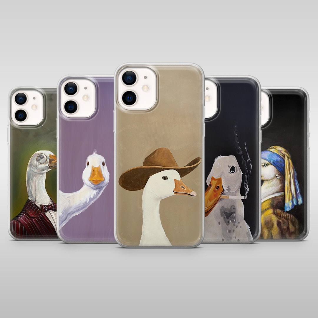 Funny Goose Phone Case Duck Hilarious Cover for iPhone 17pro 16, 15, 14 ...