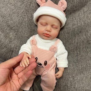 Full Body Silicone Reborn Baby Doll: 12&quot; Anatomically Correct Ecoflex Preemie