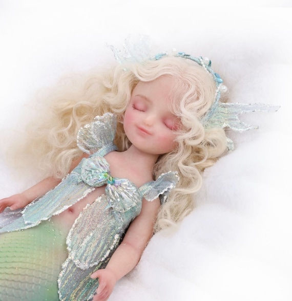 10インチシリコンマーメイドドール、全身シリコンリボーンマーベイビー