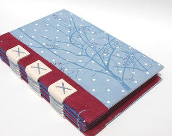 Eco-Friendly Notebook Journal Sketchbook from Recycled Vintage Book Covers - Rebound Upcycled - Handmade