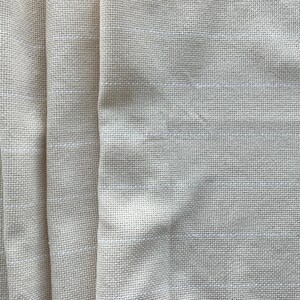 Pre-Cut Monk’s Cloth for Punch Needle – Serged Edges, 100% Cotton, Multiple Sizes for Rug Hooking & Punch Needle Projects