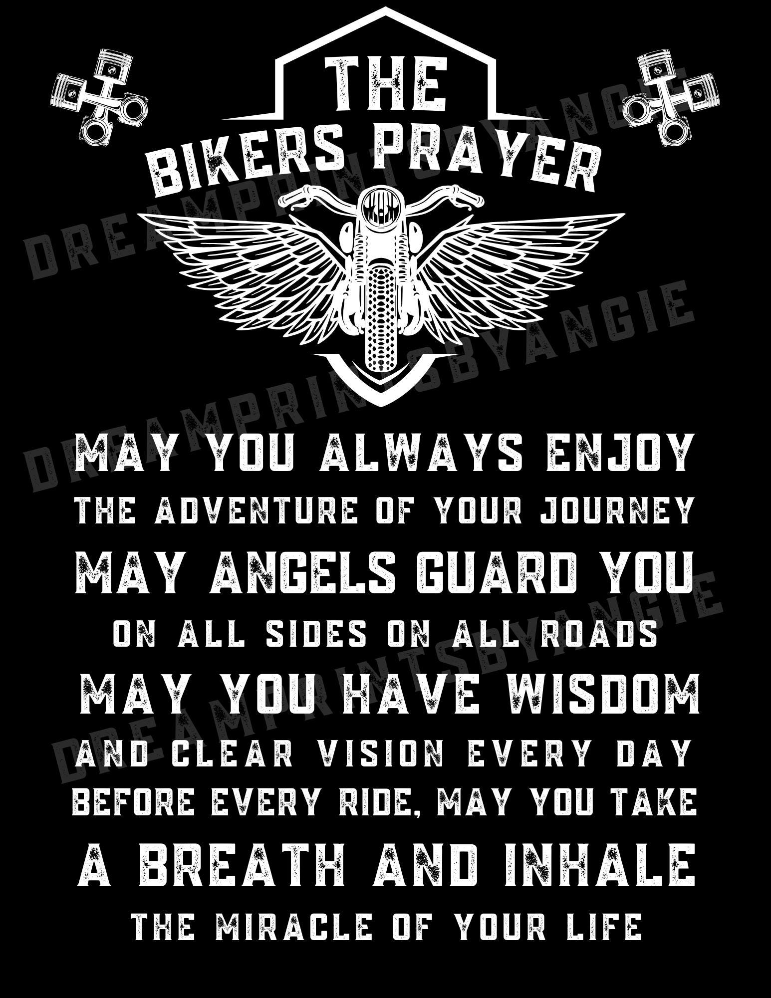 Biker's Prayer Svg, Motorcycle Png, Motorcycle SVG, Bike Rider Png ...