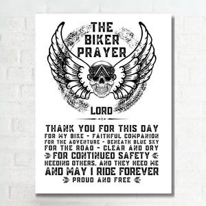 Biker's Prayer Svg, Motorcycle Png, Motorcycle SVG, Bike Rider Png, Bike Lover, Chopper, Motorbike, Biker Prayer Flyer Cricut File Svg & Png