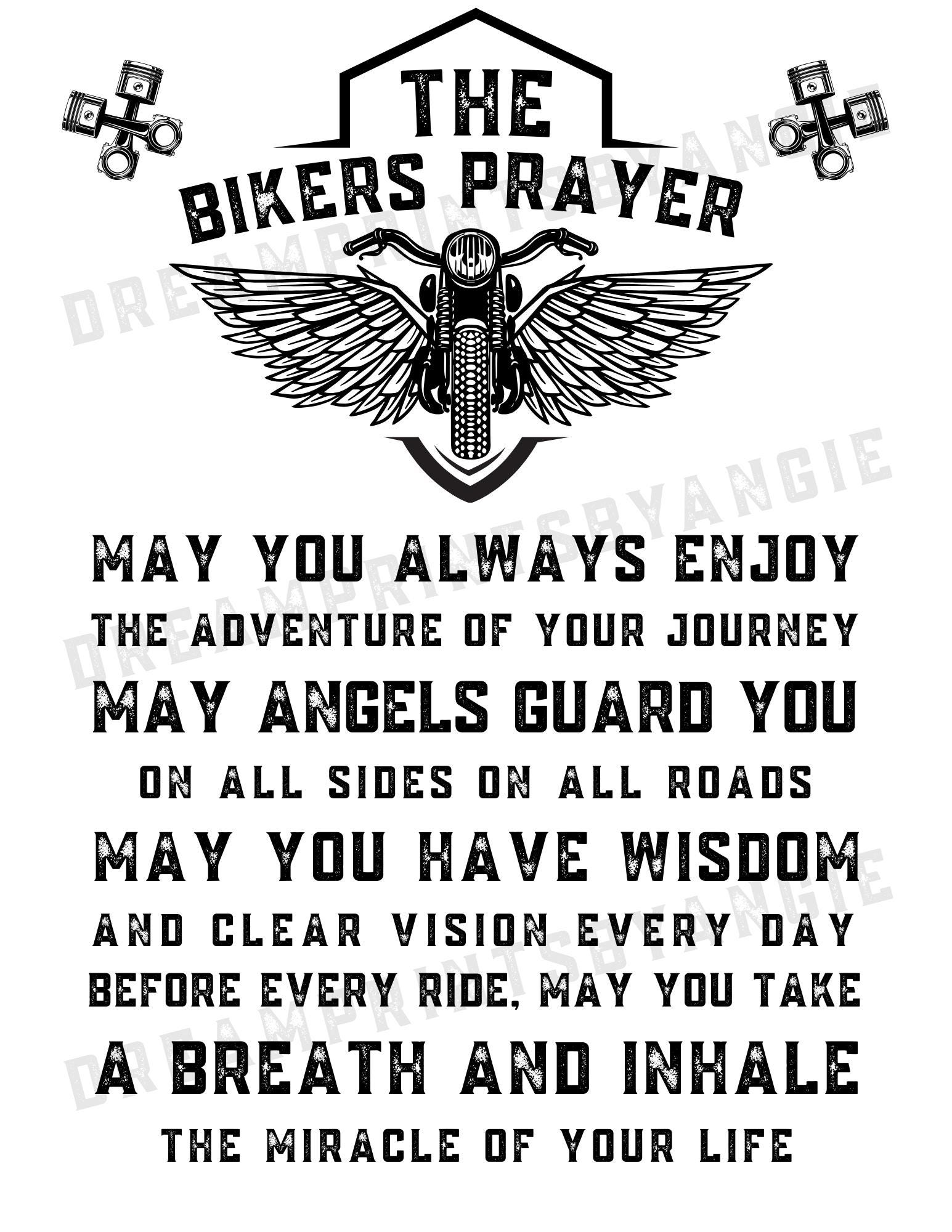 Biker's Prayer Svg, Motorcycle Png, Motorcycle SVG, Bike Rider Png ...