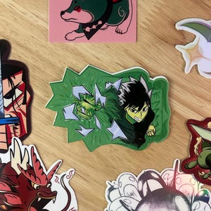 Haruka Sakura Sticker - Hand Drawn - Wind Breaker Bofurin Inspired Art - 3.1in x 2.2in - Water Resistant Laminated Vinyl