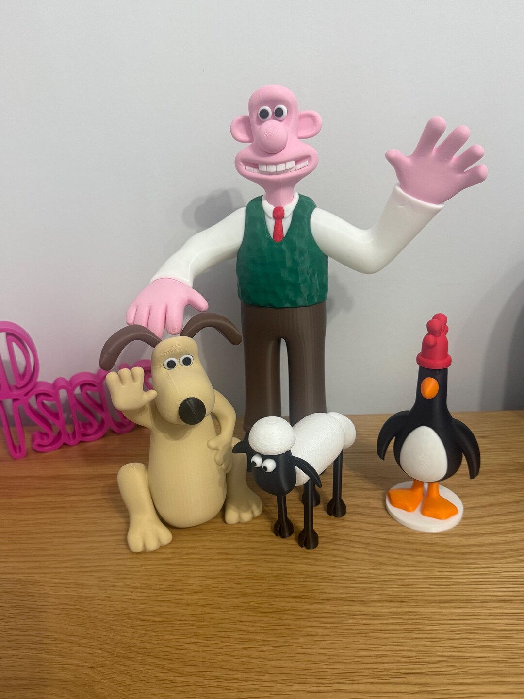 Wallace & Gromit Feathered Fraw フィギュア Wallace, Gromit and Feathers Mcgraw 3D Figures | Cosplay
