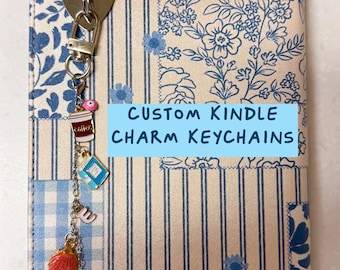 Custom Kindle or Tablet Charm Keychain