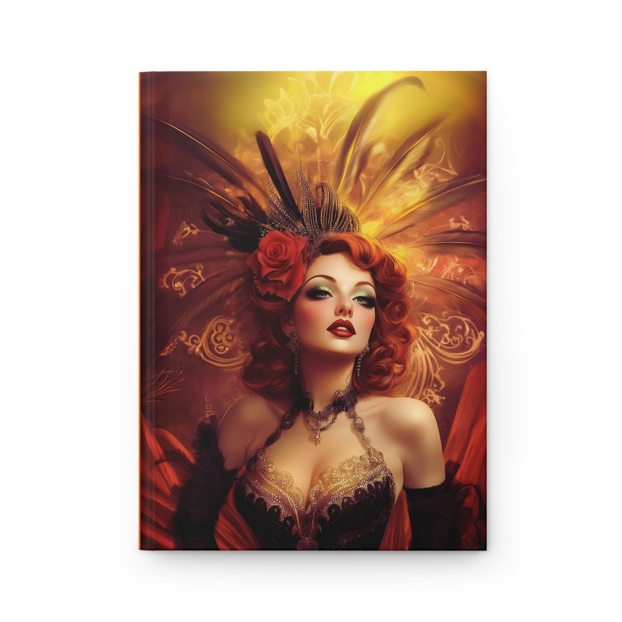 Vintage Pink & Gold Sequin w/ Pink Trim Tophat - Las Vegas Showgirl Collection Vintage 1960s Las Vegas Showgirl Poster - Etsy main image 2